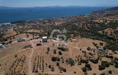 ÇANDARLI ÖZLEM SİTESİ'NDE HARİKA MANZARALI SATILIK ARSA