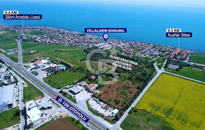 Silivri Selimpaşada Denize Sıfır Lüks 9+1 Villalar