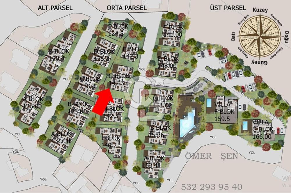 TURGUTREİS KARABAĞ’ DA 3+1 / BAHÇE KAT / 110 m2