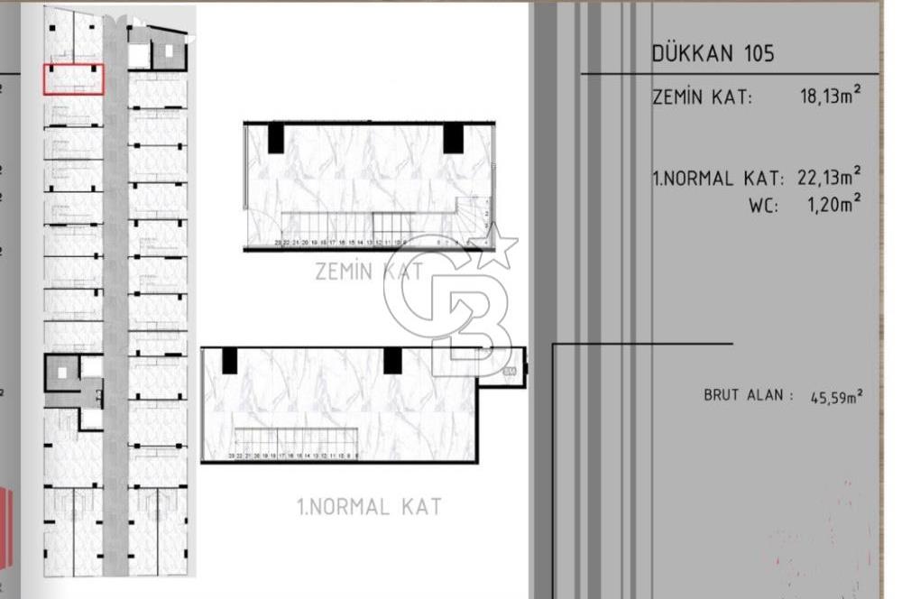 İstanbul Zeytinburnu’nda yeni yapılan iş merkezinde satılık dükkan!