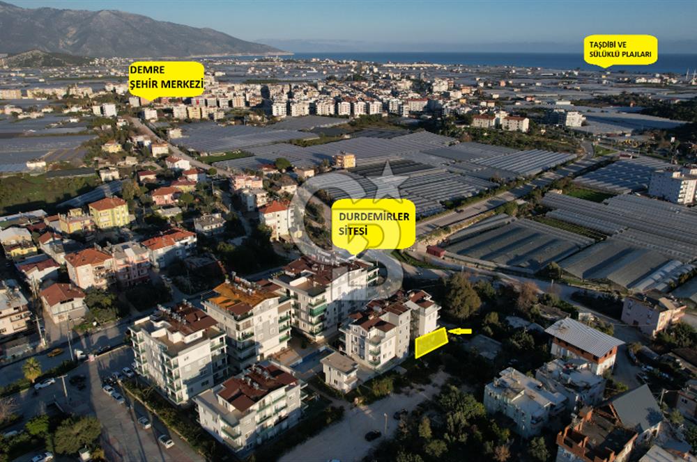 ANTALYA DEMRE HAVUZLU SİTEDE SATILIK 1+0 BAHÇELİ DAİRE