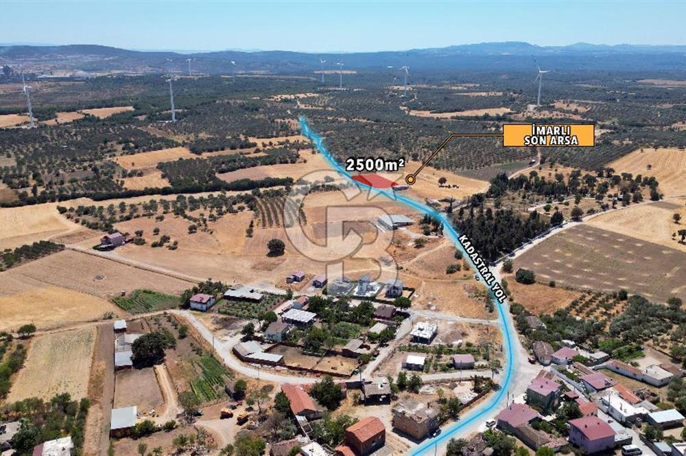 ÇANAKKALE EZİNE ÜVECİK KÖYÜ İMAR SINIRINDA 2500 m² SATILIK ARAZİ