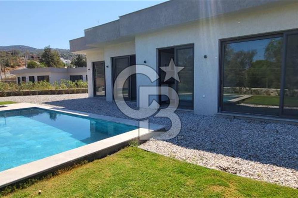 Bodrum Dörttepe göl manzaralı özel havuzlu satılık Flat Villa