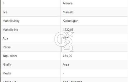 Mamak kutlu düğünde satılık villa imarlı arsa 