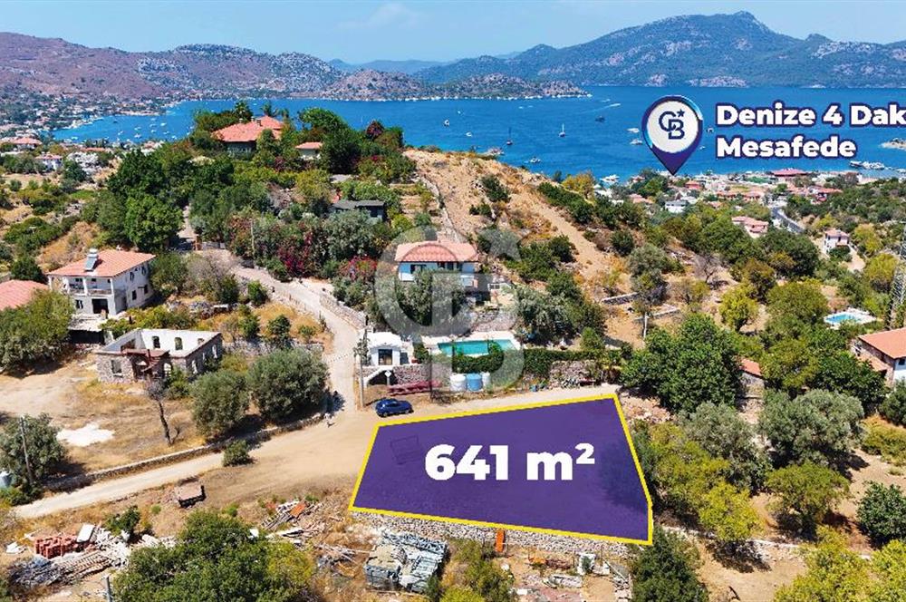 Marmaris Selimiye’de 641 m2 Yola Cepheli  Satılık Tarla