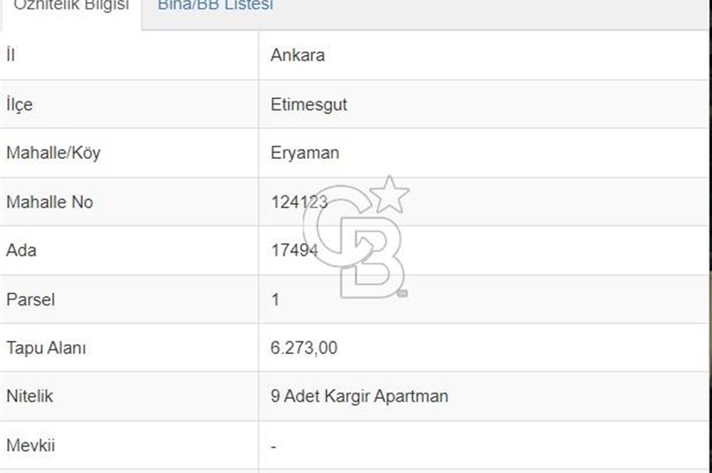 ERYAMAN ŞEHİT OSMAN AVCI MAHALLESİNDE 2+1 SATILIK DAİRE - 4.KAT