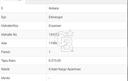 ERYAMAN ŞEHİT OSMAN AVCI MAHALLESİNDE 2+1 SATILIK DAİRE - 4.KAT