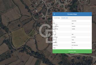 ÇANAKKALE ÇAN YAYAKÖY 8.375m² Yol Kenarı, Verimli Tarla