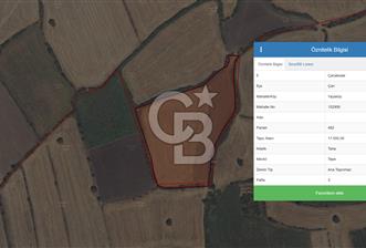 ÇANAKKALE ÇAN YAYAKÖY 17.000m² OSB Bölgesi İçi, Verimli Tarla