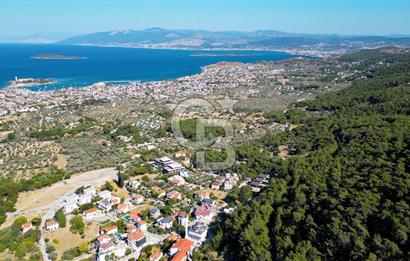 Urla Güvendik’te Full Deniz Manzaralı Tarla 3363,50 m