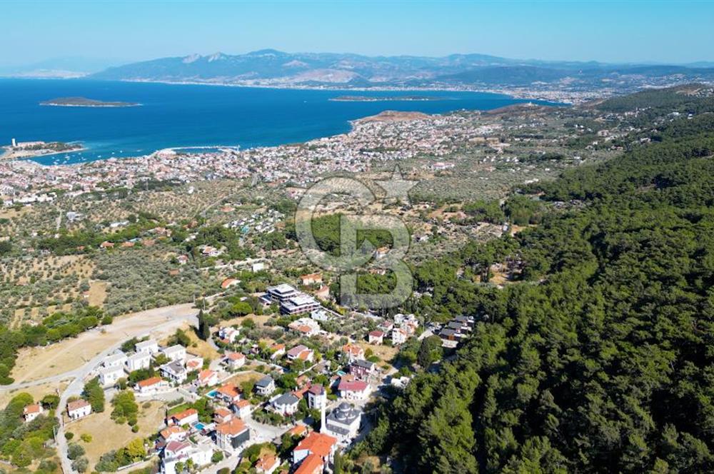 Urla Güvendik’te Full Deniz manzaralı İmarlı Arsa