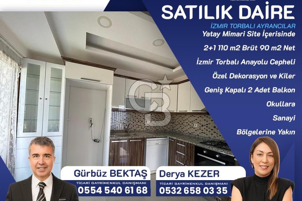 Torbalı Ayrancılar Ana Yola Cepheli Özel Dekorasyon Yatay Mimari Satılık 2+1 Daire