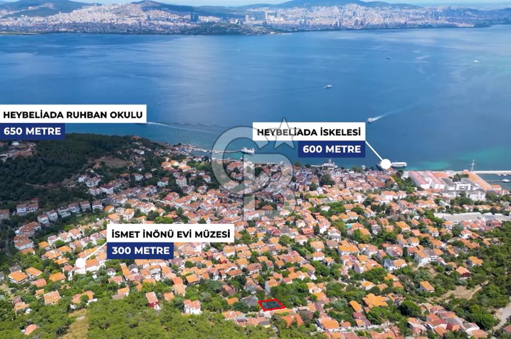 Heybeliada'da Deniz Manzaralı Konut İmarlı Arsa