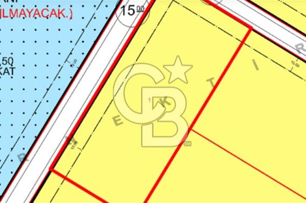 YAPRACIK'TA, 1000 M2, YÜKSEK KAT İMARLI SATILIK ARSA