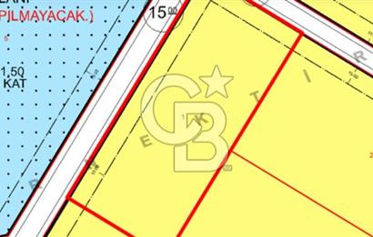 YAPRACIK'TA, 1000 M2, YÜKSEK KAT İMARLI SATILIK ARSA