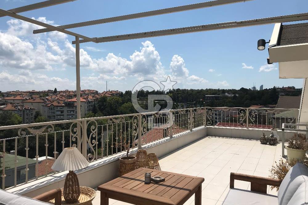 Tarabya’da Kiralık Deniz Manzaralı 4 + 1 Çatı Dubleks​ (EŞYASIZ)