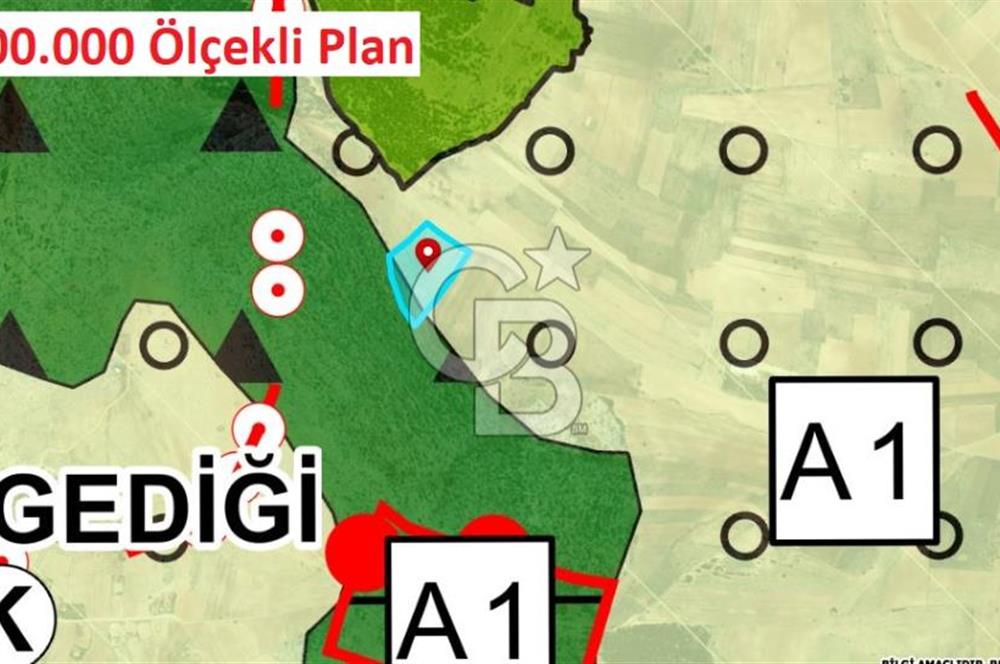 KORKUTELİ ÇAYKENARI KÖYÜ SATILIK TARLA