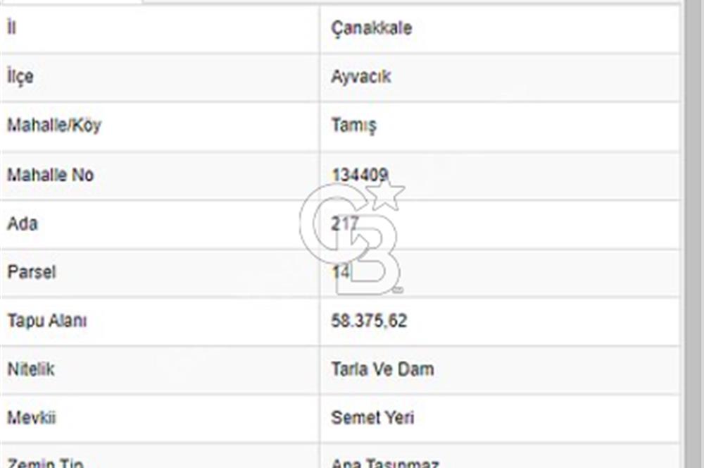 EKO TURİZME UYGUN 77.843m'2 PROJELER BÖLGESİNDE FIRSAT ARAZİ