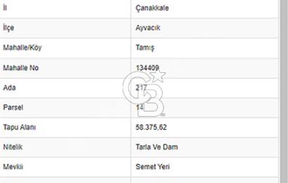 EKO TURİZME UYGUN 77.843m'2 PROJELER BÖLGESİNDE FIRSAT ARAZİ