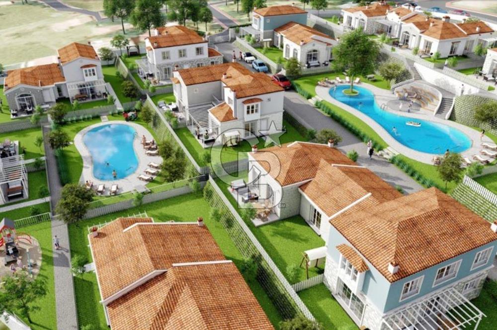 Urla Bademler sınırında ORMAN VİLLALARI PROJESİ Satılık 3+1 Villa