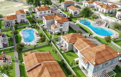 Urla Bademler sınırında ORMAN VİLLALARI PROJESİ Satılık 3+1 Villa