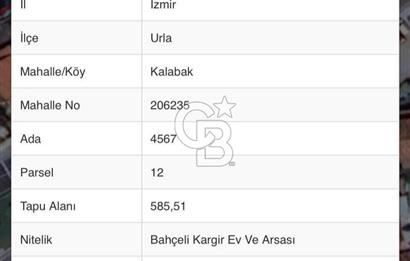 Urla Kalabak'ta Denize 50 M. mesafede Kiralık 3+1 Müstakil Ev