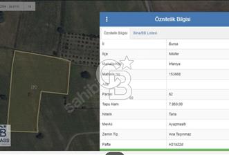 CB CLASS BURSA İRFANİYE SATILIK TARLA