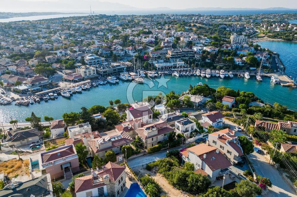 Museland Çeşme Dalyan'da Muhteşem Deniz Manzaralı 5+1