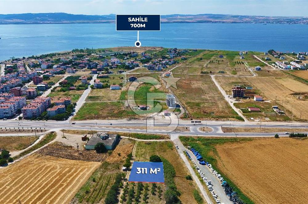 Çanakkale Lapseki Bursa Asfaltına 2. Parsel Satılık İmarlı Arsa!