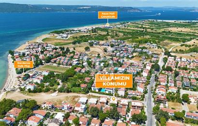 Çanakkale Dardanos Denize 100m Uzaklıkta Site İçi Satılık Villa!