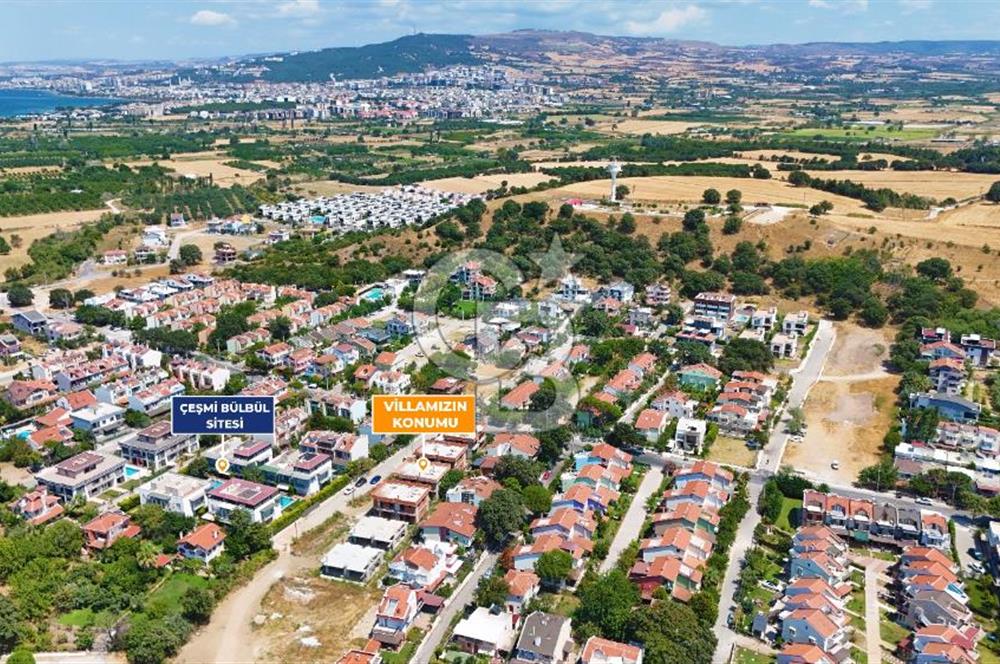 Çanakkale Dardanos Denize 100m Uzaklıkta Site İçi Satılık Villa!