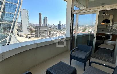 FOLKART TOWERS EŞYALI, BALKONLU VE EŞSİZ MANZARALI  1+1 DAİRE