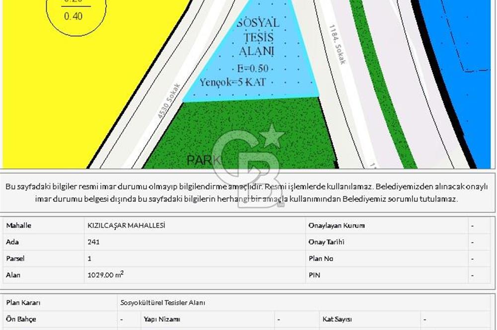 İNCEK KIZILCAŞAR DA SOSYAL TESİS ve ÖĞRENCİ YURDUNA UYGUN ARSA