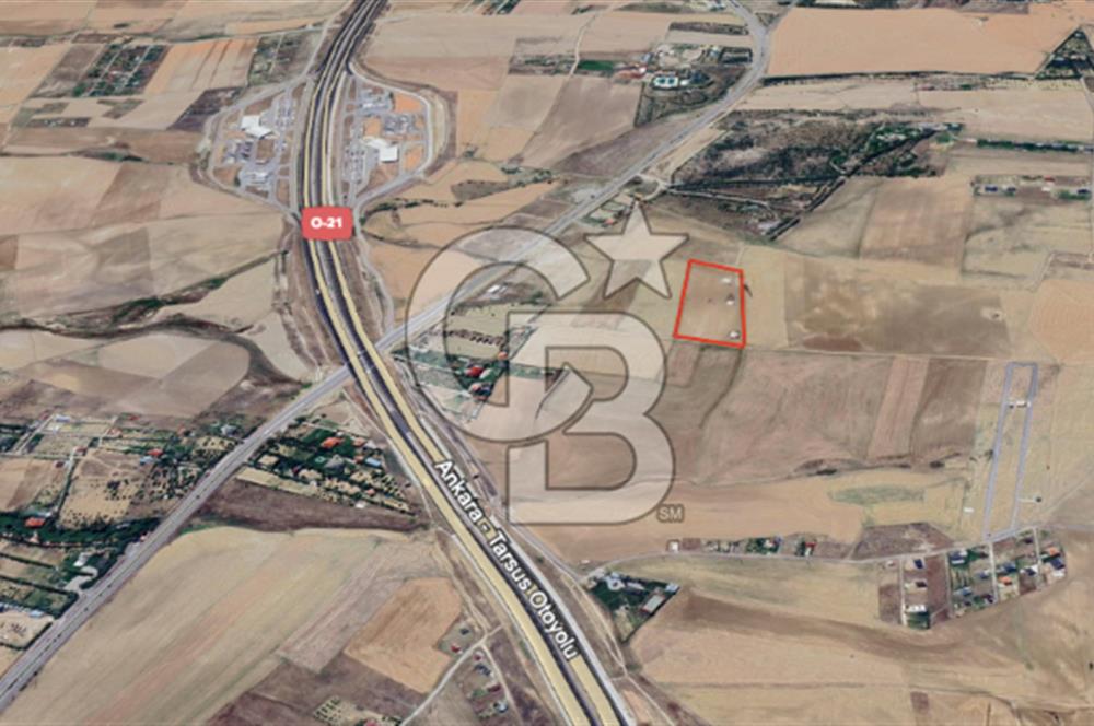 GÖLBAŞI / YAVRUCUK - HAYMANA YOLU ve OTOBAN YAKINI - 20.105 M2 TARLA