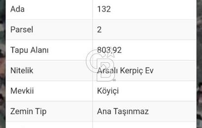 KORKUTELİ KÖSELER'DE SATILIK İÇİNDE KERPİÇ EV İLE İMARLI ARSA