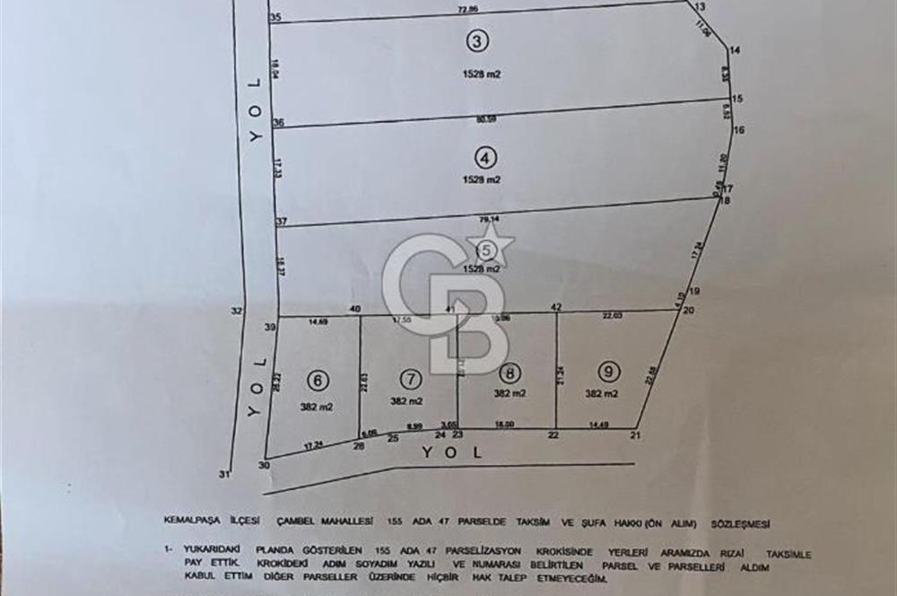 CB Yalı'dan Kemalpaşa Çambel'de Satılık Konteyner ve Arsası