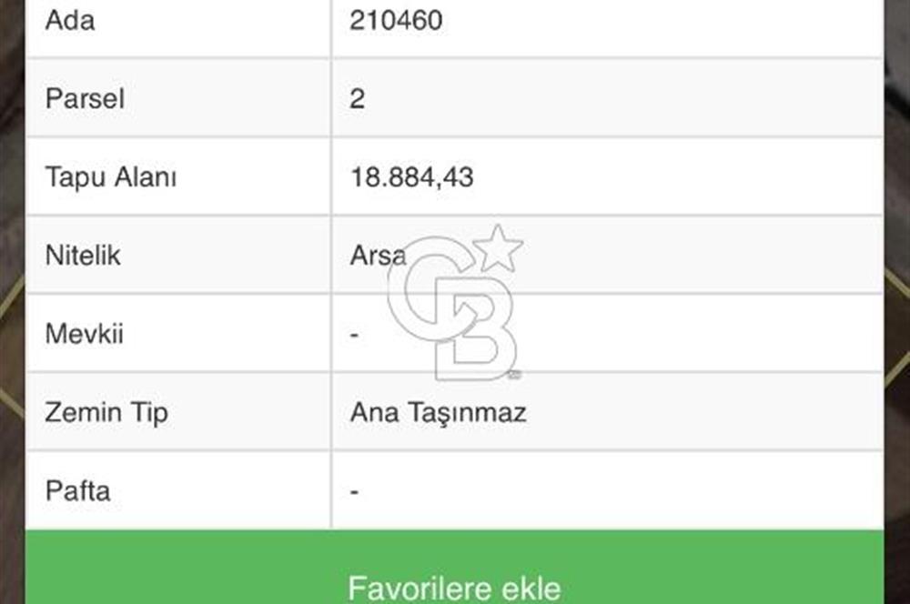 ANKARA HASANOĞLANDA DÜZ ZEMİN18.884 M2 KÖŞE PARSEL SANAYİ ARSASI