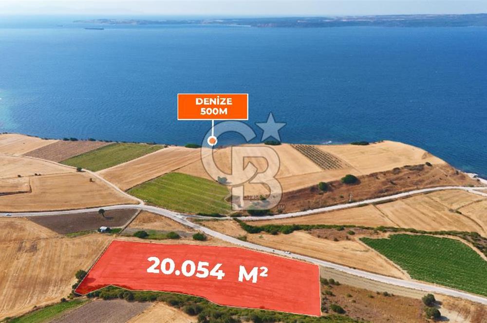 Halileli Köyünde Denize 500m Yola Cephe 20.054 m² Satık Tarla !