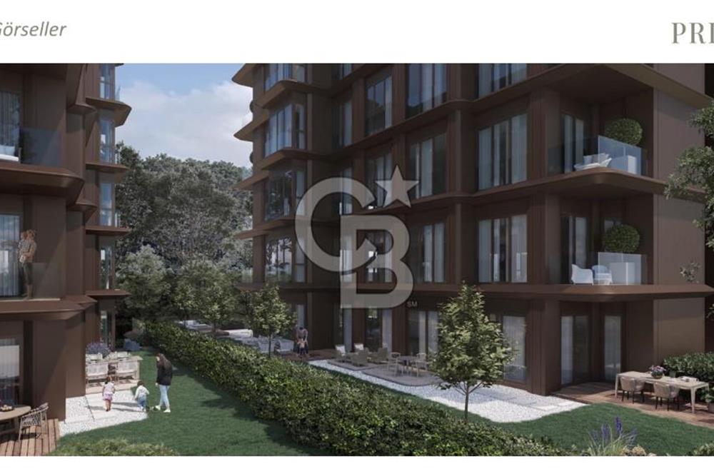 Göktürk Prive Kemer Sitesi 2+1 Kiralık Bahçe Katı