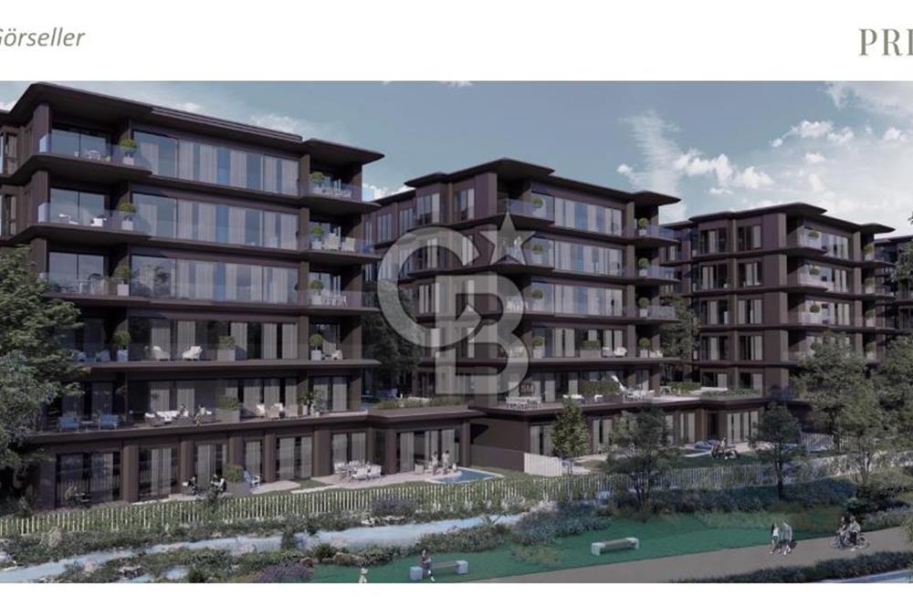 Göktürk Prive Kemer Sitesi’de 2+1 Kiralık Bahçe Katı 