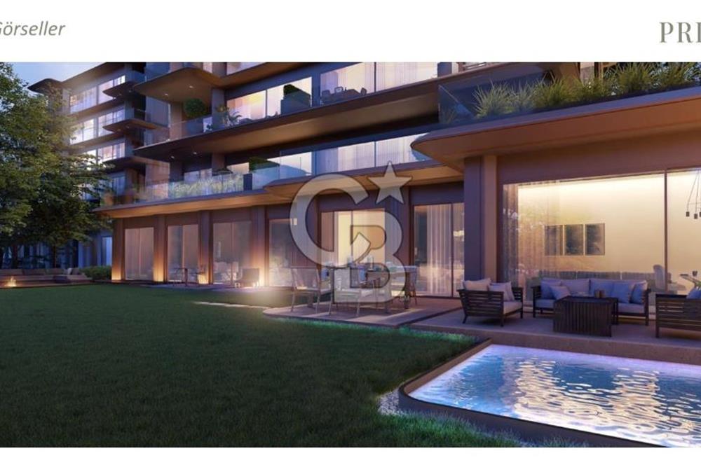 Göktürk Prive Kemer Sitesi’de 2+1 Kiralık Bahçe Katı 