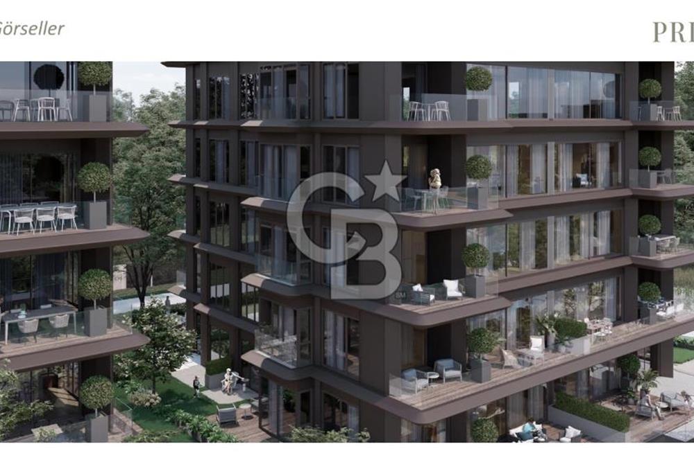 Göktürk Prive Kemer Sitesi’de 2+1 Kiralık Bahçe Katı 