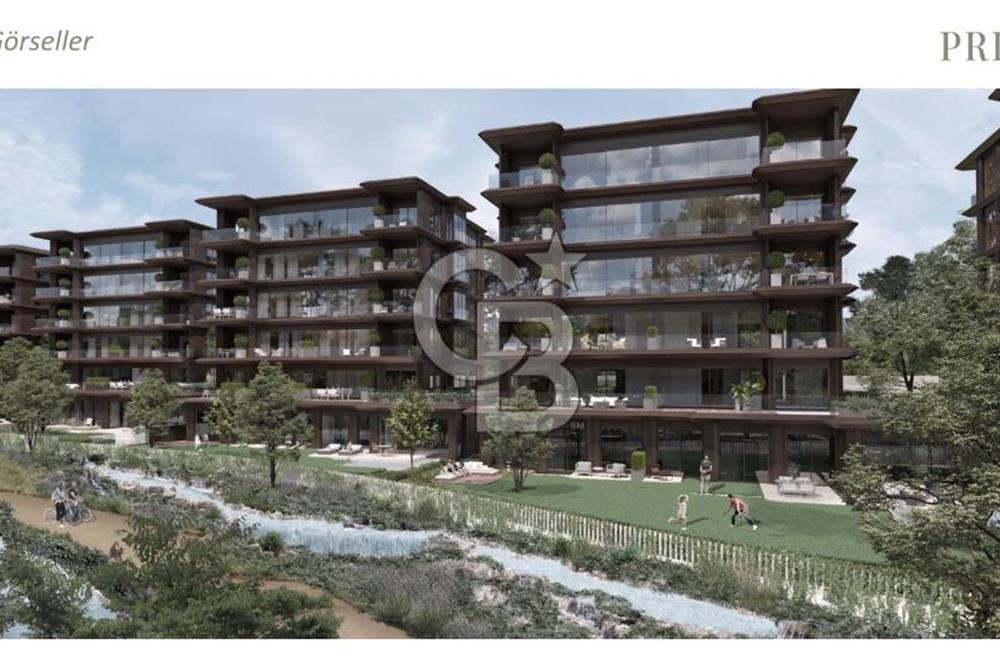 Göktürk Prive Kemer Sitesi’de 2+1 Kiralık Bahçe Katı 