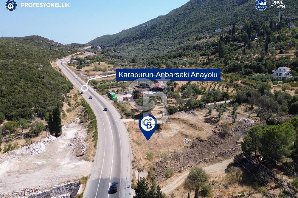 Karaburun Anbarseki'de Ana Yola Cepheli 1926 m² Tarla