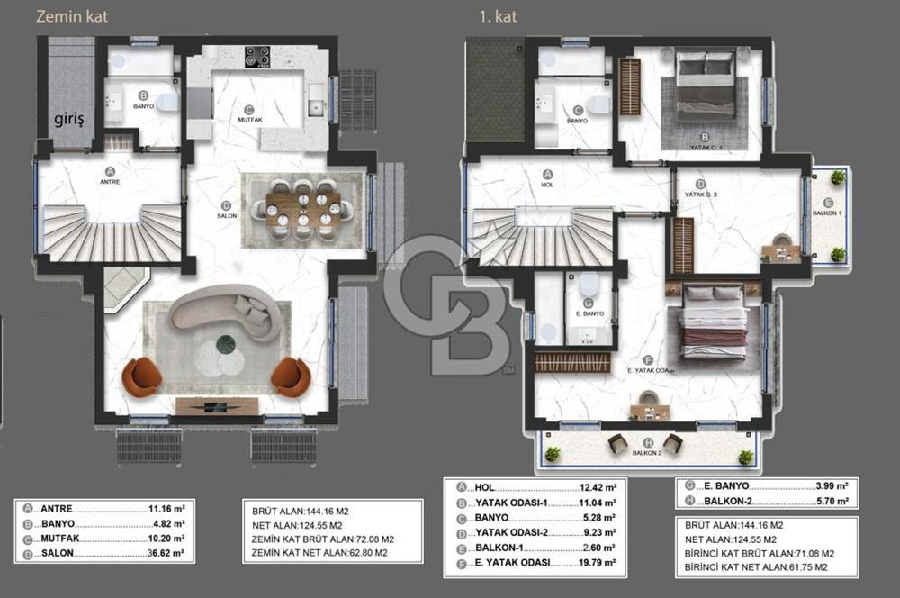 Çanakkale, Ezine, Seferşah Mah.'de Satılık Villa