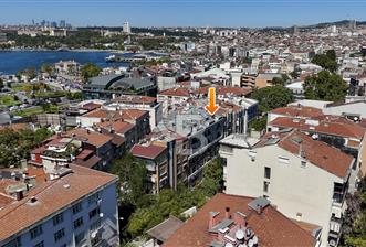 Moda Caferağa satılık çatı dubleksi iki stüdyo 80m2 yeni bina