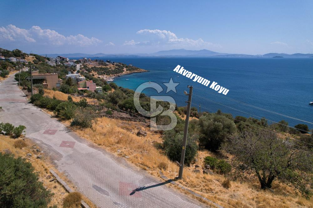 ÇANDARLI EYKO DA KAPANMAZ DENİZ MANZARALI MUHTEŞEM KONUMDA ARSA