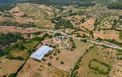 ÇANAKKALE AYVACIK AHMETÇE DE ANAYOLA CEPHELİ SATILIK İMARLI ARSA