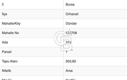  Bursa orhaneli satılık tarla 