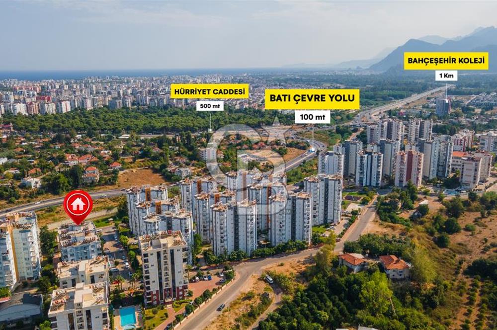 ANTALYA DURALİLER FIRSAT LÜKS DAİRE 2+1